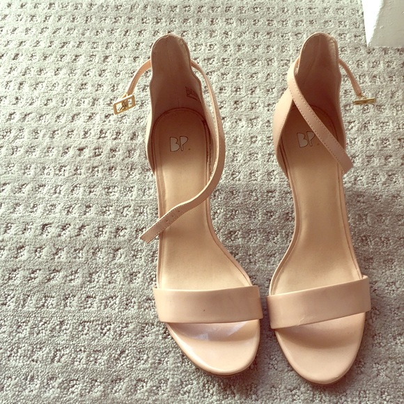 bp Shoes - BP Nude Heels great condition